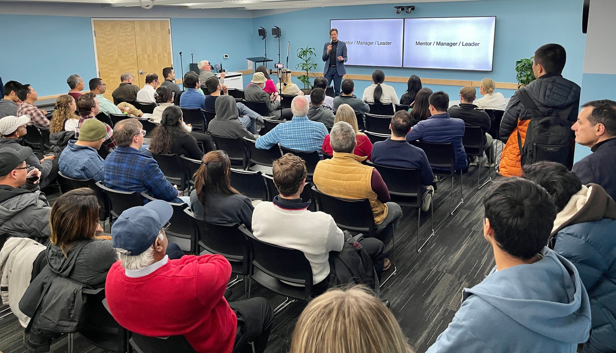 Dr Narath Carlile leads session at Cambridge Innovation Center's Venture Cafe